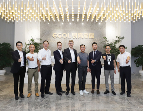 歡迎德國海蒂詩董事長安德雷亞斯·海蒂詩博士一行蒞臨易高總部參觀考察！